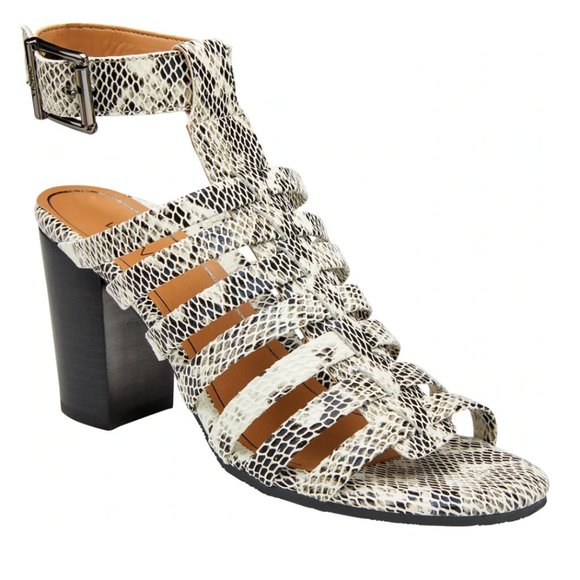 Vionic Shoes - Vionic Sami  Snakeskin Open Toe Sandal size 7.5
